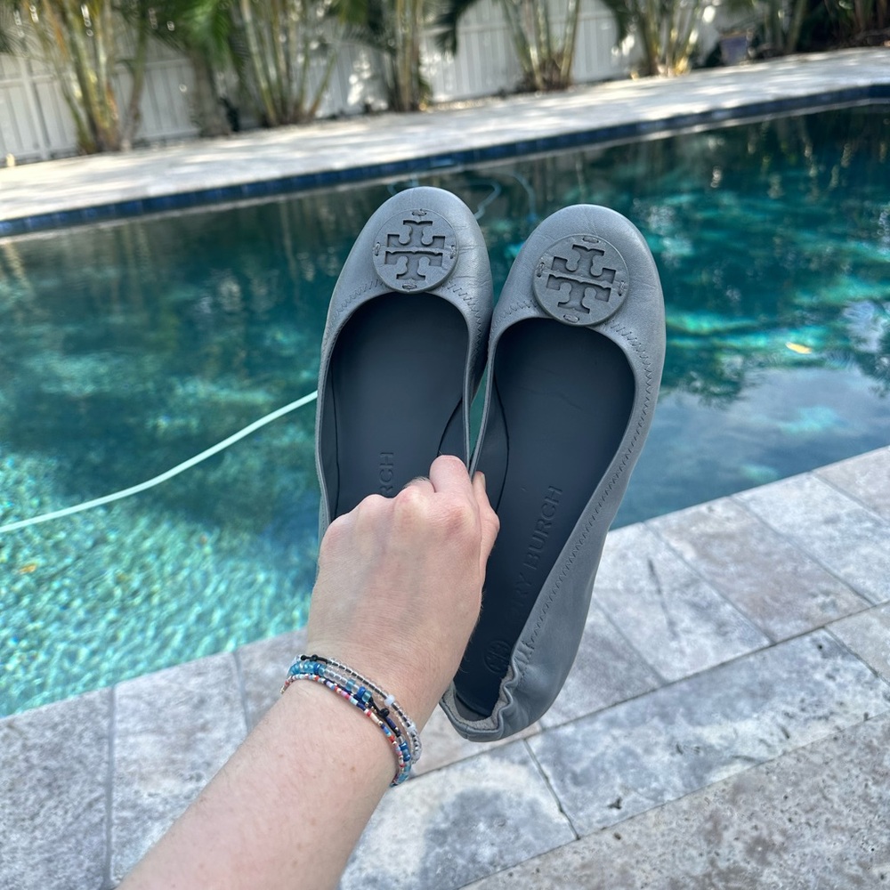 Tory Burch Leather Ballet Flats